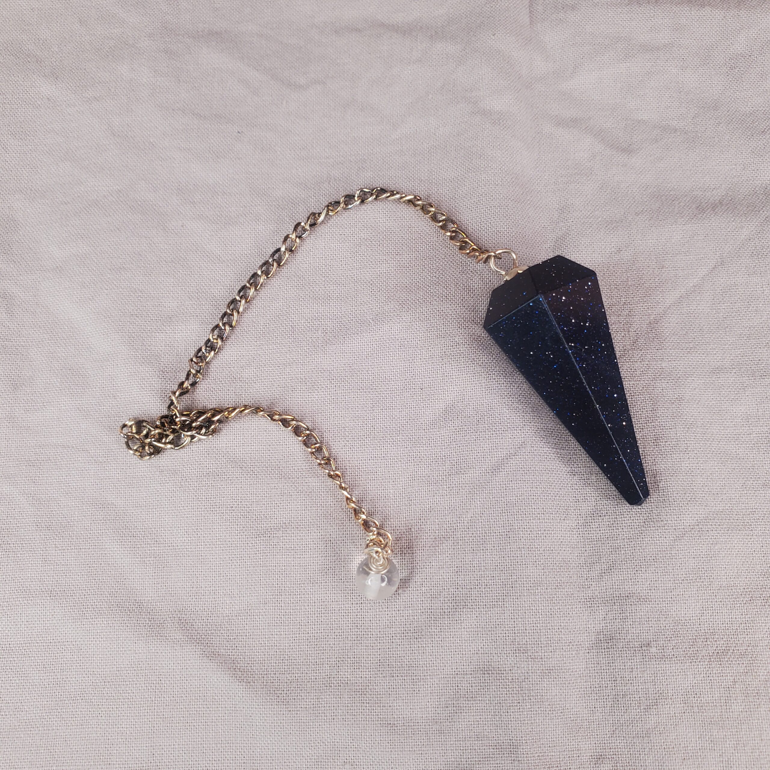 Blue Goldstone Pendulum
